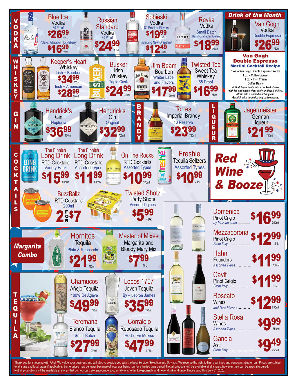 Kenwood Liquors Monthly Ad Beverage Marts Corporate Office